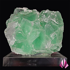 Cristaux de fluorine verte